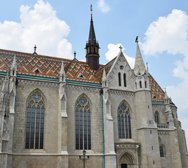 Fototapeta na wymiar Matthias Church, Budapest, Hungary