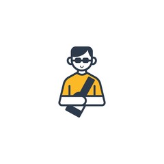 Beer Man Vector Logo Design Element