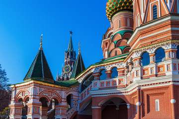 Fototapeta na wymiar Saint Basil's Cathedral in the Red Square, Moscow, Russia