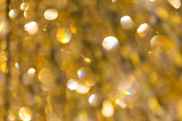 Golden glitter christmas abstract background