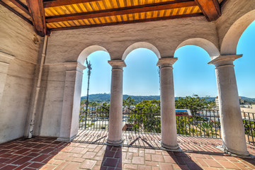 Arches in Santa Barbara courthouse
