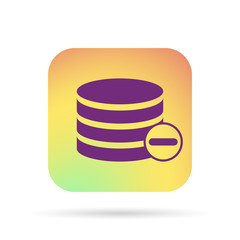 data hdd delete icon