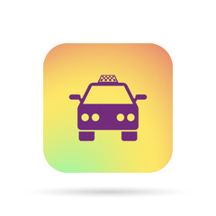 icon car taxi