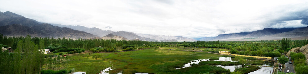 Fototapeta na wymiar Natural landscape from Shey palace
