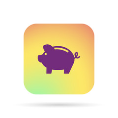 icon money pig