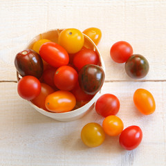 Assortiment de tomates cerises