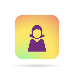 icon woman user