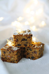 Christmas Cake with Lights
