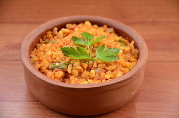 Türk usulü bulgur pilavı