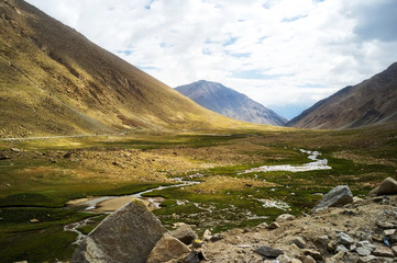 Natural landscape in Leh Ladakh