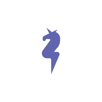 Power Pegasus Vector Logo Design Element