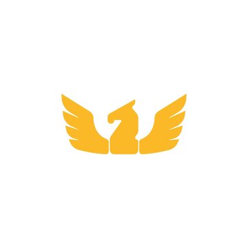 Pegasus Wing Vector Logo Design Element