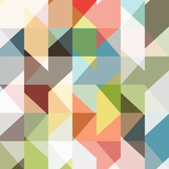 Modern seamless pattern of geometric shapes