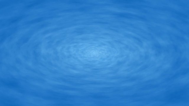 Loops and swirls hypnotic blue tunnel circle. It looks like as animation of generating white clouds on blue sky.