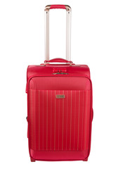 red new suitcase