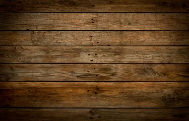 Möbelaufkleber Rustikaler hölzerner Hintergrund. Altes naturbelassenes Holz. © pinkyone