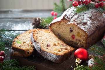 Stollen - traditional Christmas cake