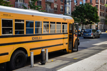 Naklejka na ściany i meble School Bus