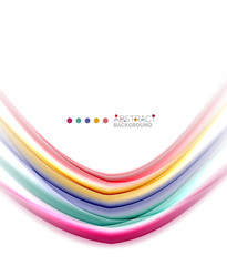 Colorful blurred stripes, abstract background