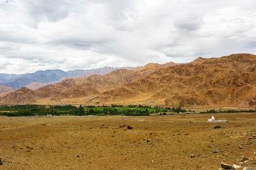 Fototapeta na wymiar Natural landscape in Leh Ladakh