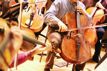 Rehearsal Symphony orchestra