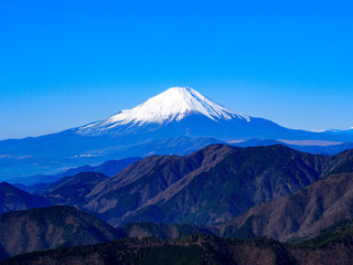 Fototapeta premium Mt Fuji z Tanzawy