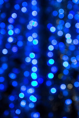 glittering stars on bokeh. Christmas background