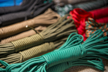 colored rope parachute cord