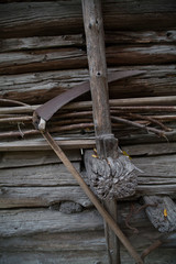 Antique scythe