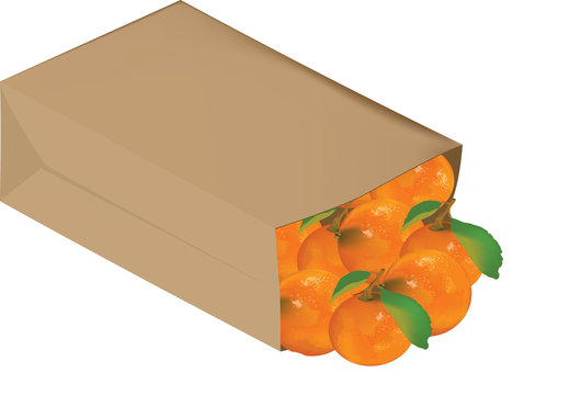 sacchetto di  mandarini