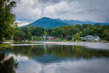 Lake Tomahawk, in Black Mountain, North Carolina.