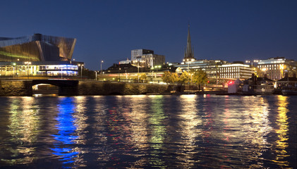 Fototapeta na wymiar Stockholm, Sweden at night