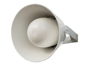 Megaphone isolated over white