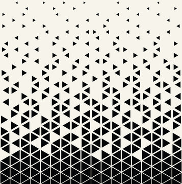 Abstract geometric hipster fashion design print triangle pattern