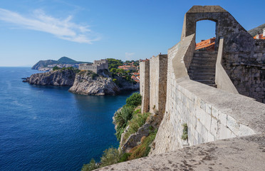 Fototapeta na wymiar Dubrovnik City Walls