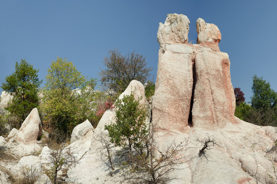 Nature phenomenon Petrified Wedding, Bulgaria