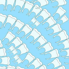 seamless pattern healthy teeth paste.  illustration