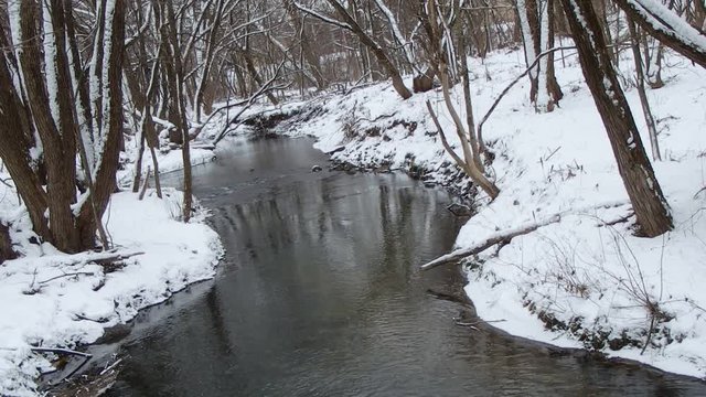 rivi&egrave;re en hiver
