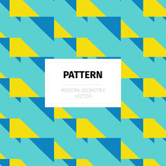 Modern vector pattern in a trendy geometric style for decoration products and packaging or identity