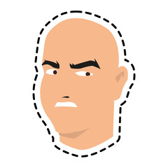 Man cartoon icon. Male avatar person people and human theme. Isolated design. Vector illustration
