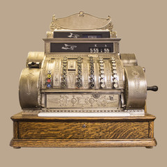 Antique cash register