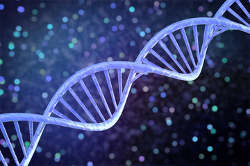 Abstract  illustration of DNA 