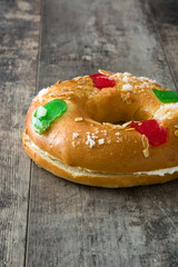 Spanish typical epiphany cake 