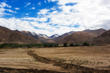 Natural landscape in Leh Ladakh