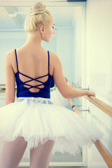 standing back