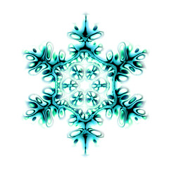 abstract snow flake