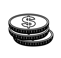 coin money isolated icon vector illustration design