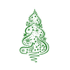 Christmas tree, sketch