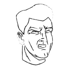 Man cartoon icon. Male avatar person people and human theme. Isolated design. Vector illustration