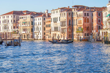 Pastel-colored Houses in Venice